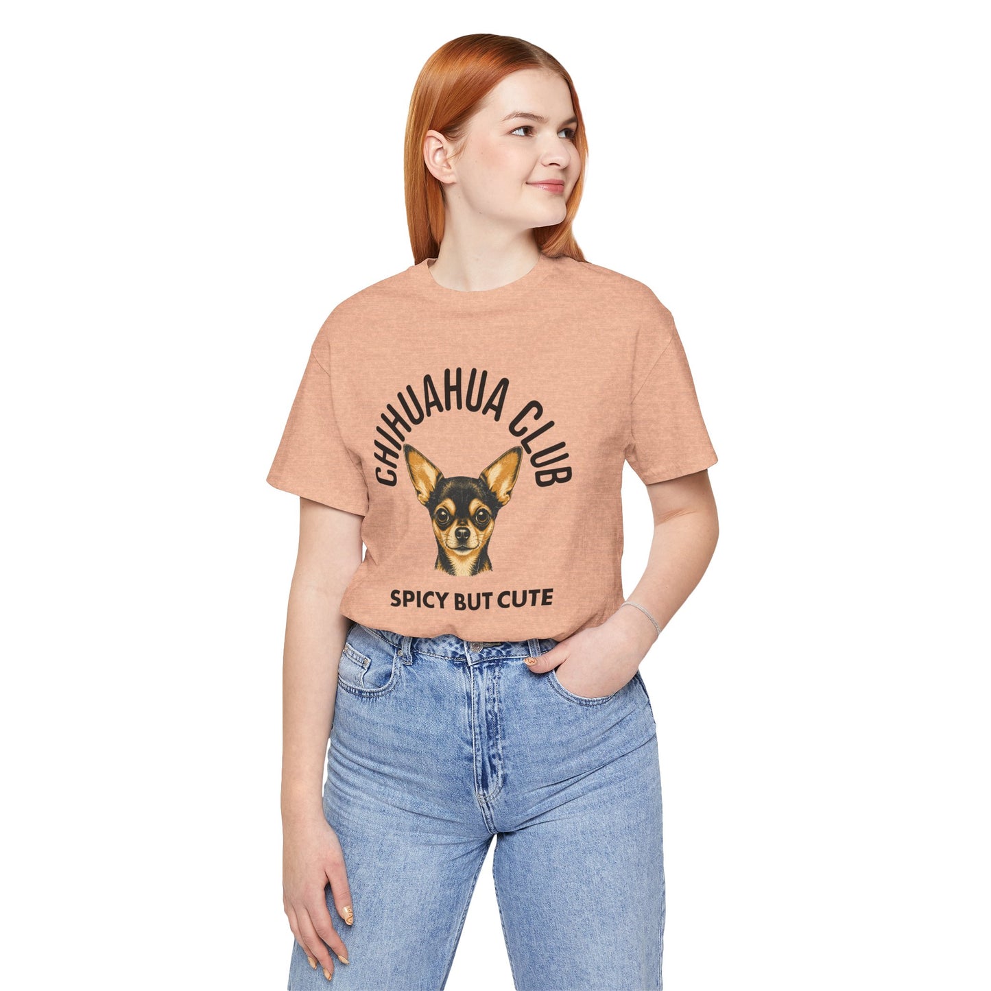 Chihuahua Club Spicy But Cute Graphic Tee