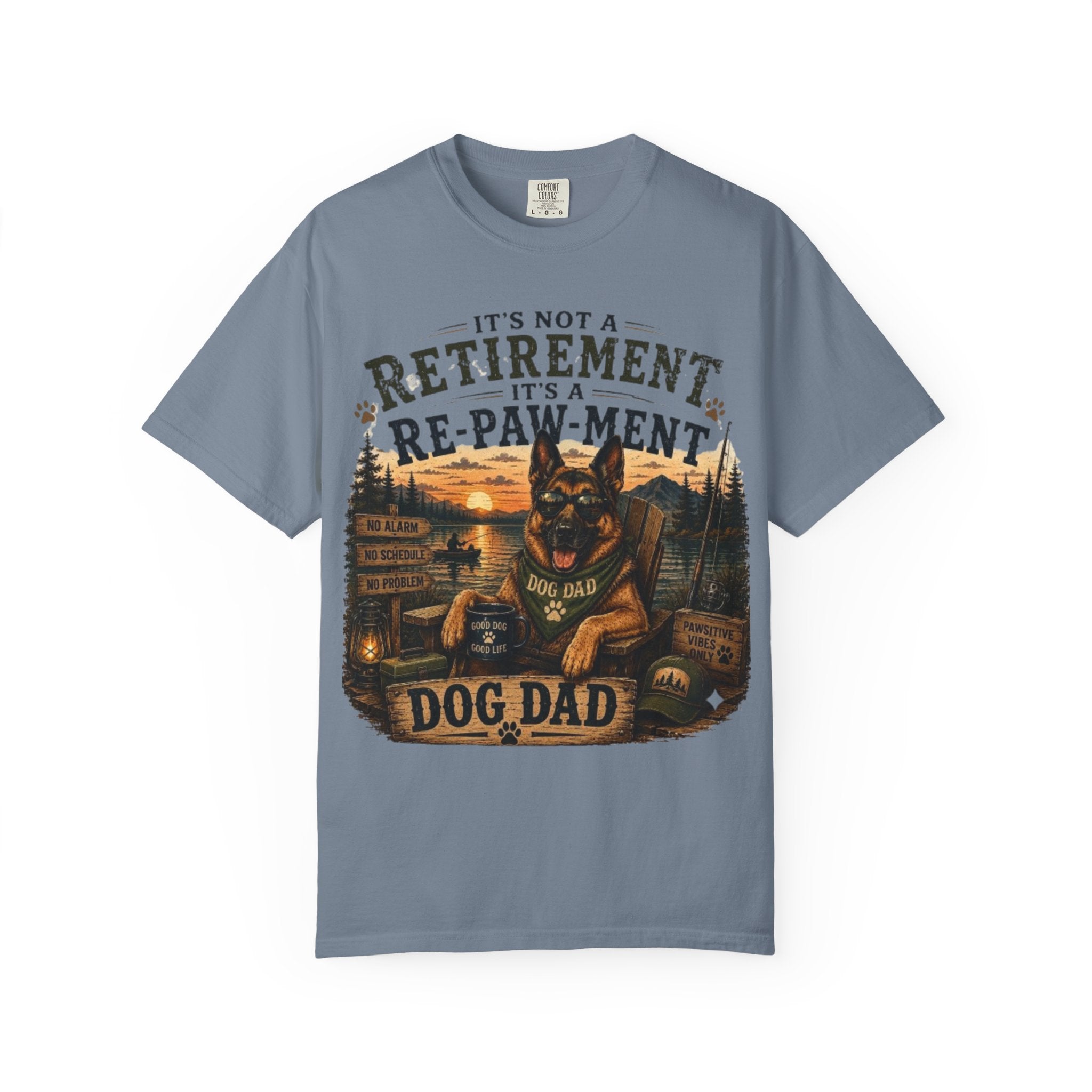 It's Not Retirement, It's Re-Paw-Ment Dog Dad Comfort Colors® T-Shirt