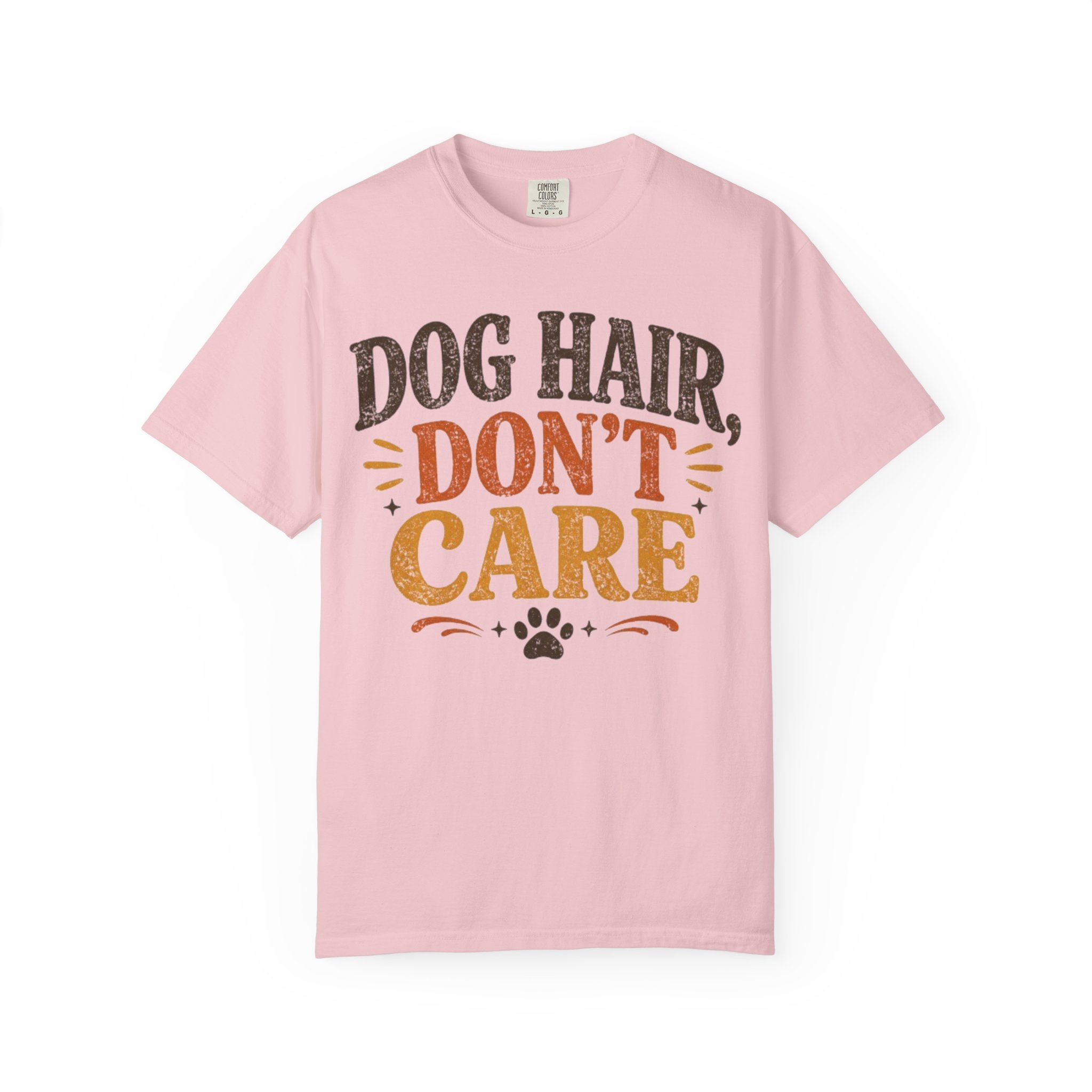 Dog Hair, Don’t Care Retro T-Shirt