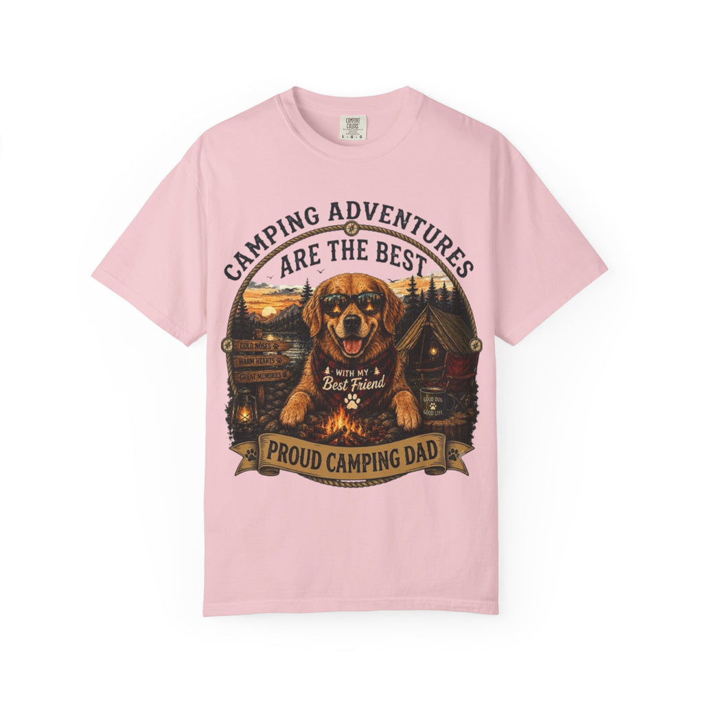 Proud Camping Dog Dad Comfort Colors® T-Shirt
