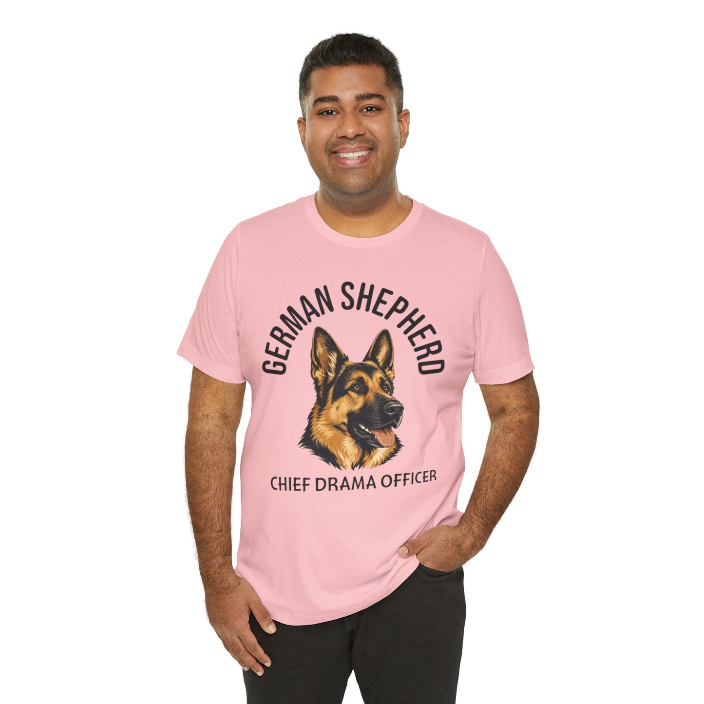 German Shepherd Club Chief Drama Officer Graphic Tee