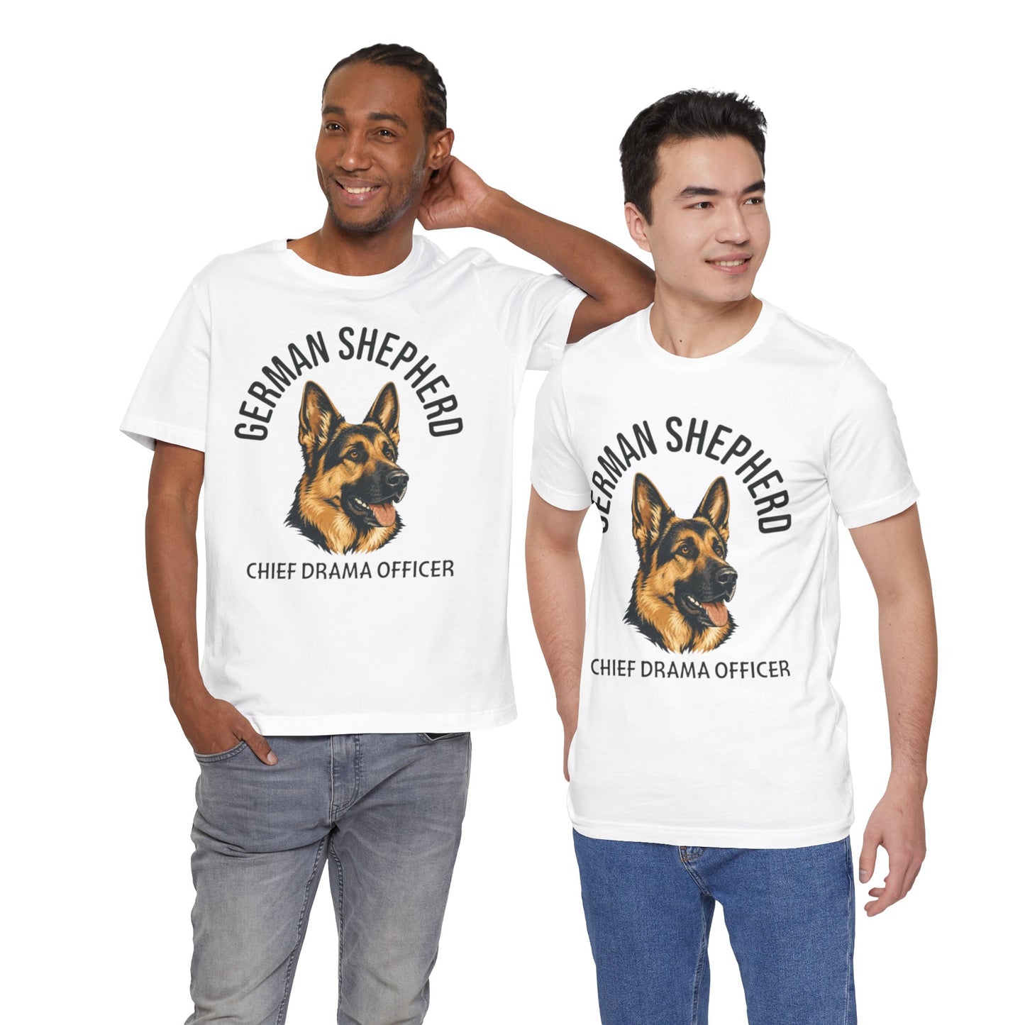 German Shepherd Club Chief Drama Officer Graphic Tee