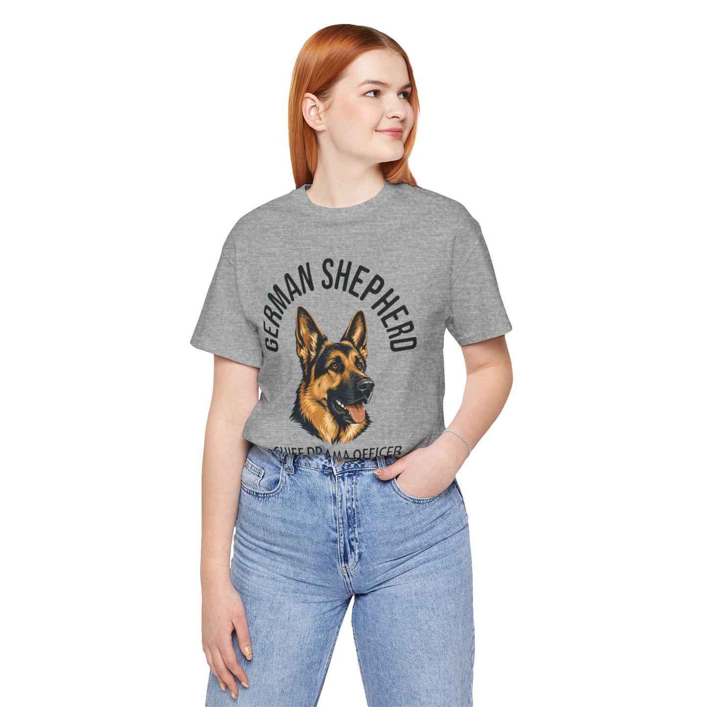 German Shepherd Club Chief Drama Officer Graphic Tee