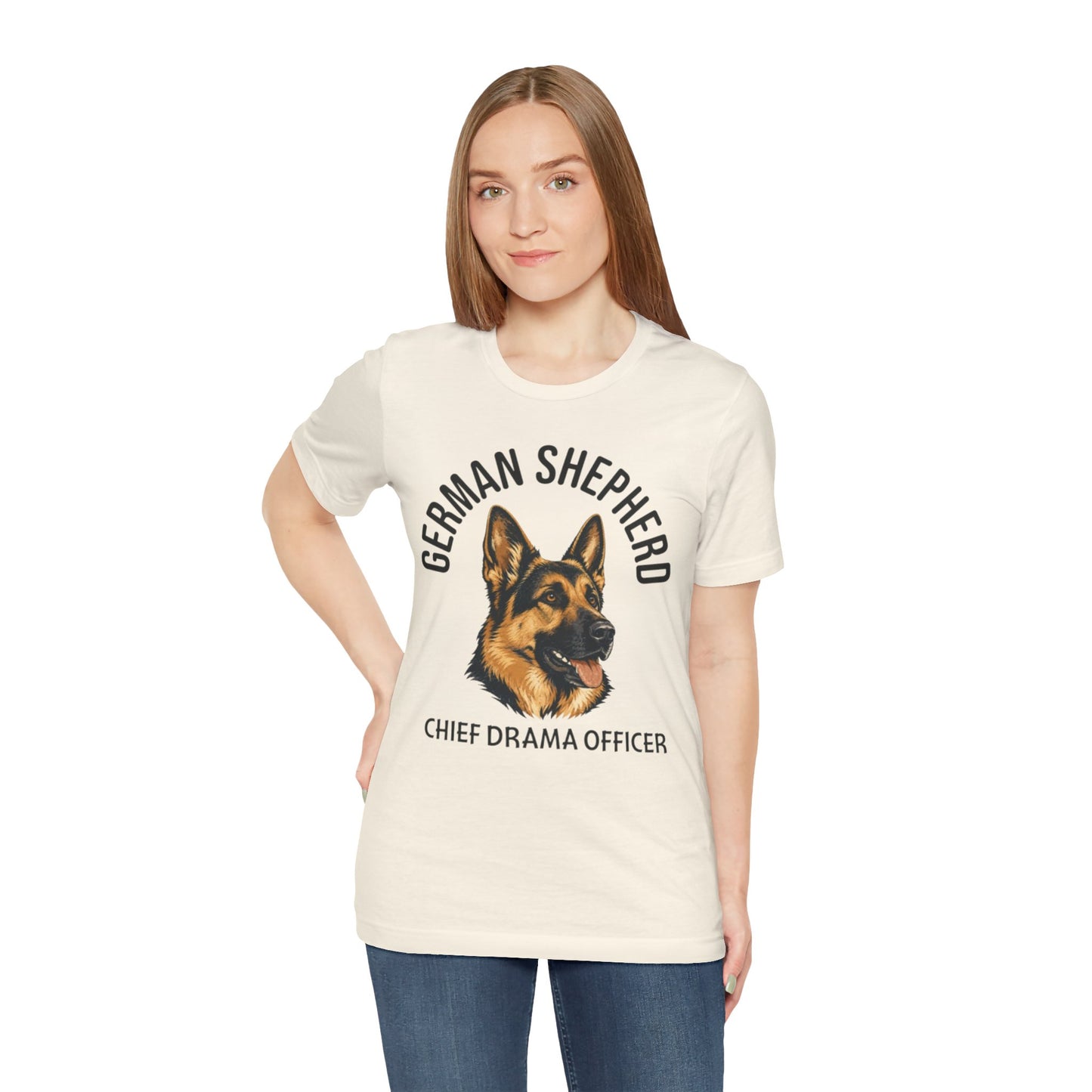 German Shepherd Club Chief Drama Officer Graphic Tee