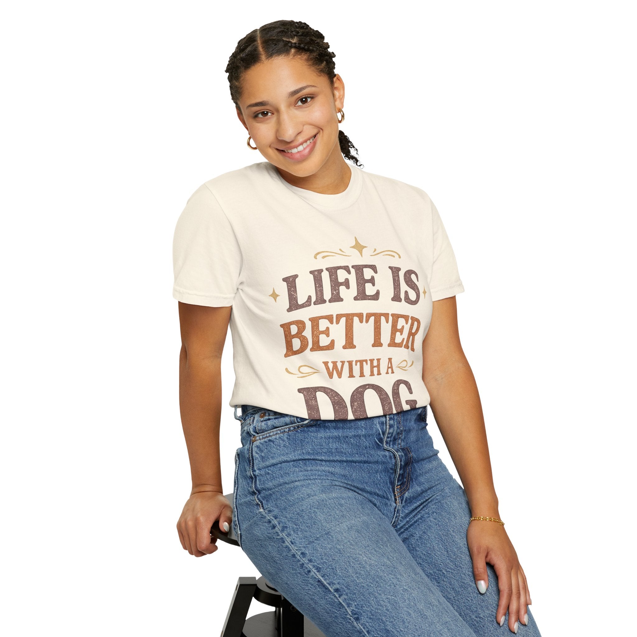 Life Is Better With a Dog Retro T-Shirt
