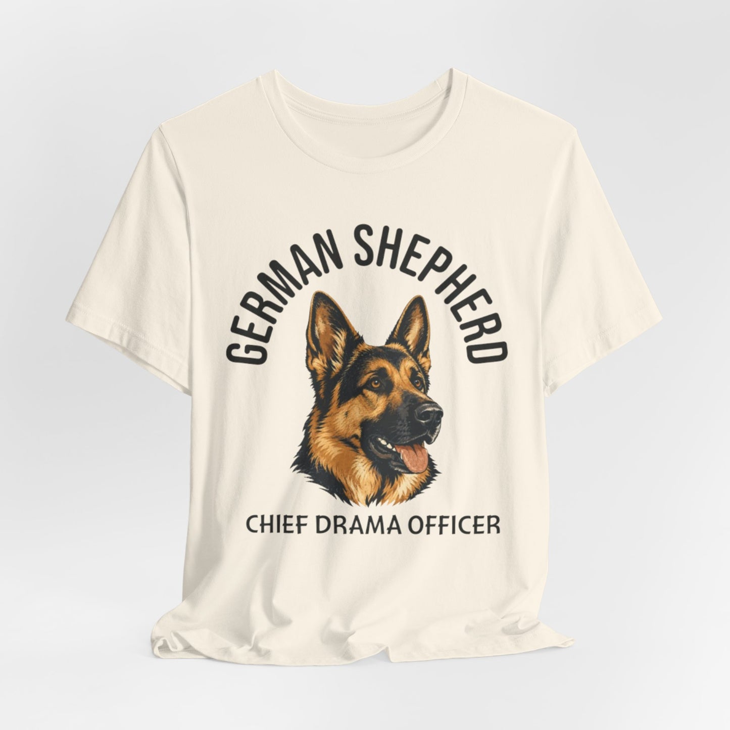 German Shepherd Club Chief Drama Officer Graphic Tee