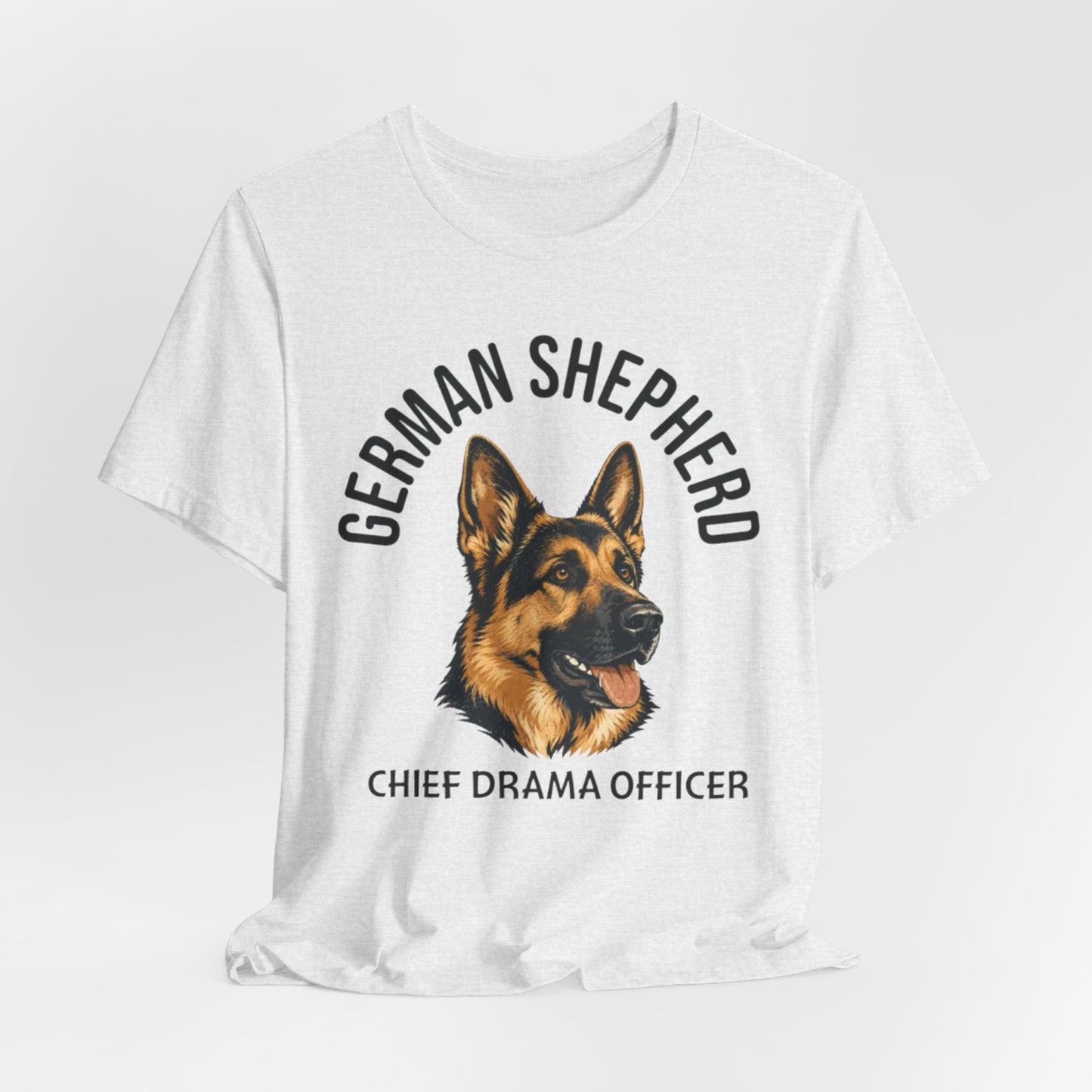 German Shepherd Club Chief Drama Officer Graphic Tee