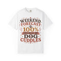 Weekend Forecast: 100% Chance Of Dog Cuddles Retro T-Shirt
