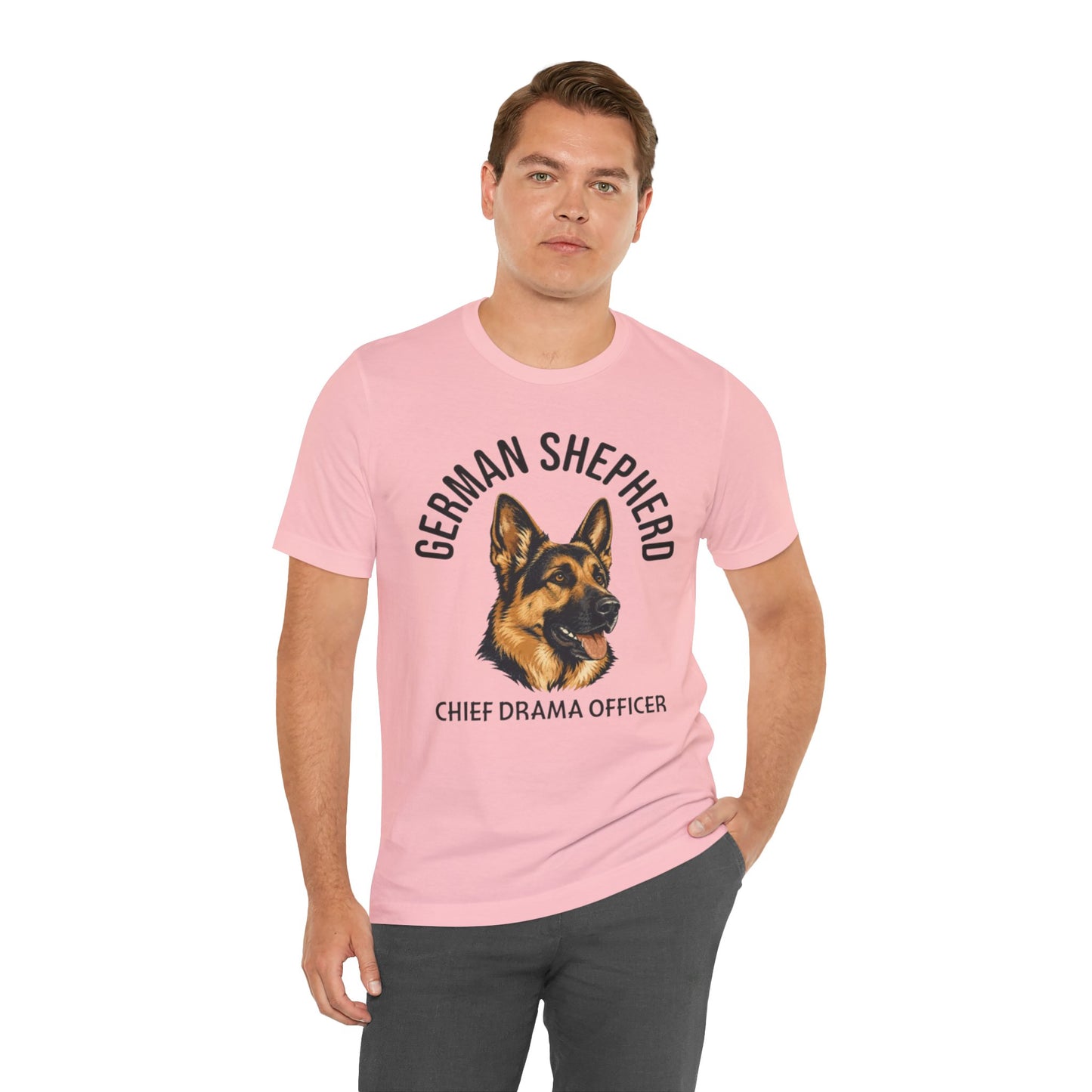 German Shepherd Club Chief Drama Officer Graphic Tee