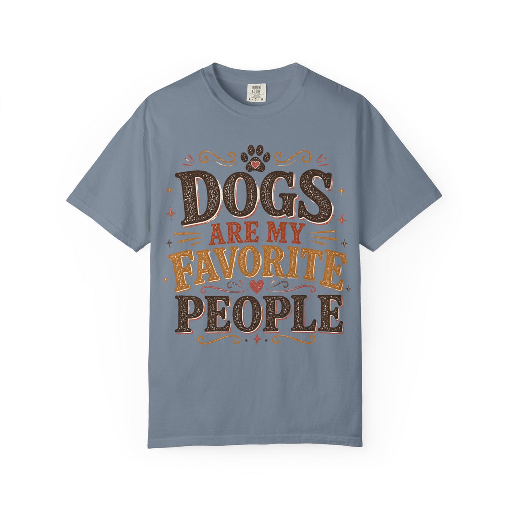 Dogs Are My Favorite People Retro T-Shirt