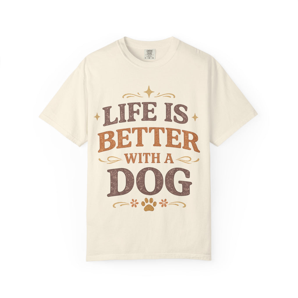 Life Is Better With a Dog Retro T-Shirt