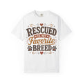 Rescued Is My Favorite Breed Retro T-Shirt