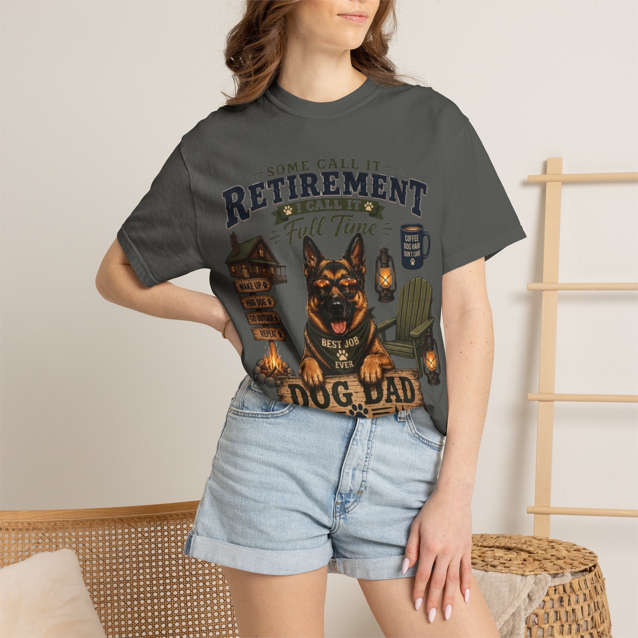 Some Call It Retirement, I Call It Full-Time Dog Dad Comfort Colors® T-Shirt