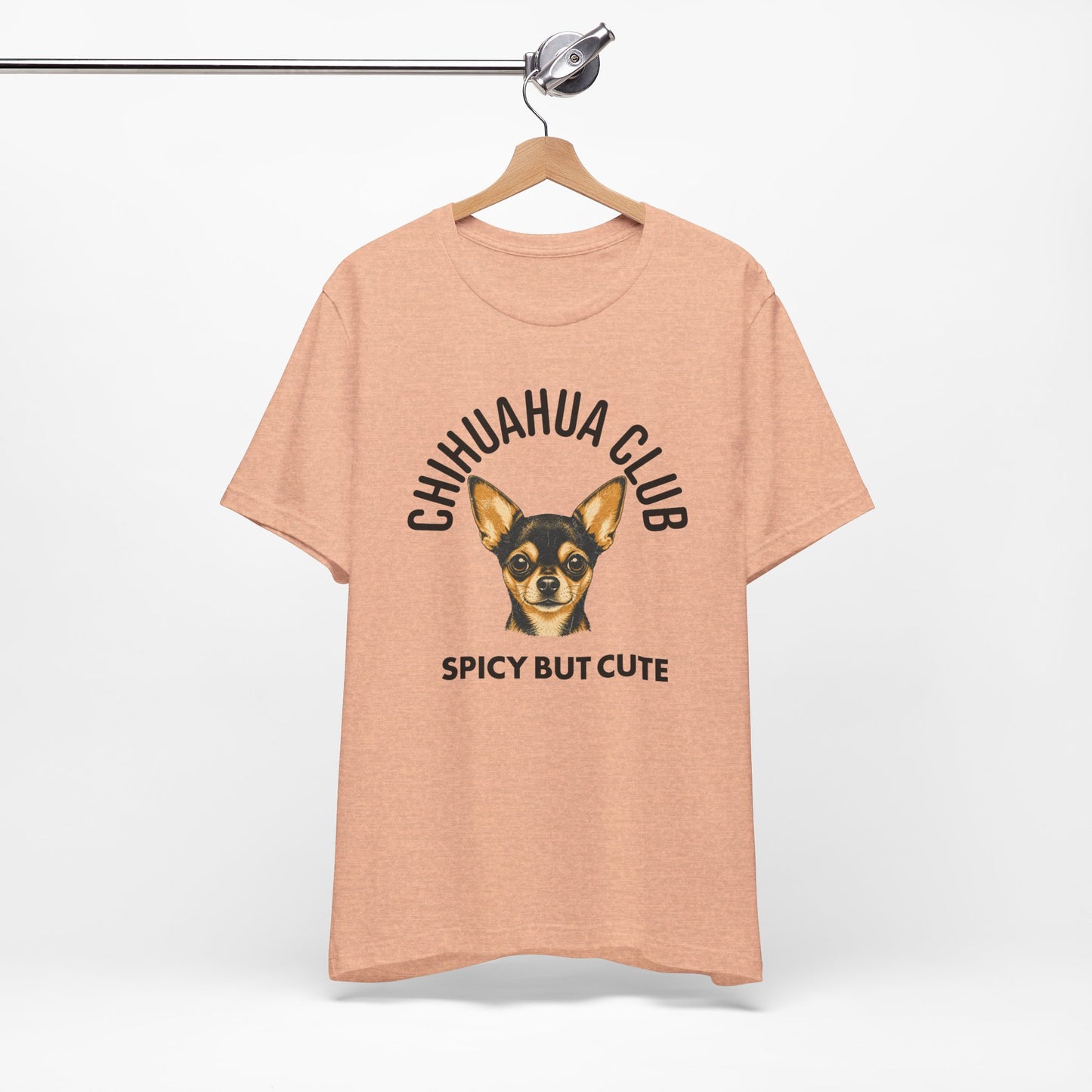 Chihuahua Club Spicy But Cute Graphic Tee