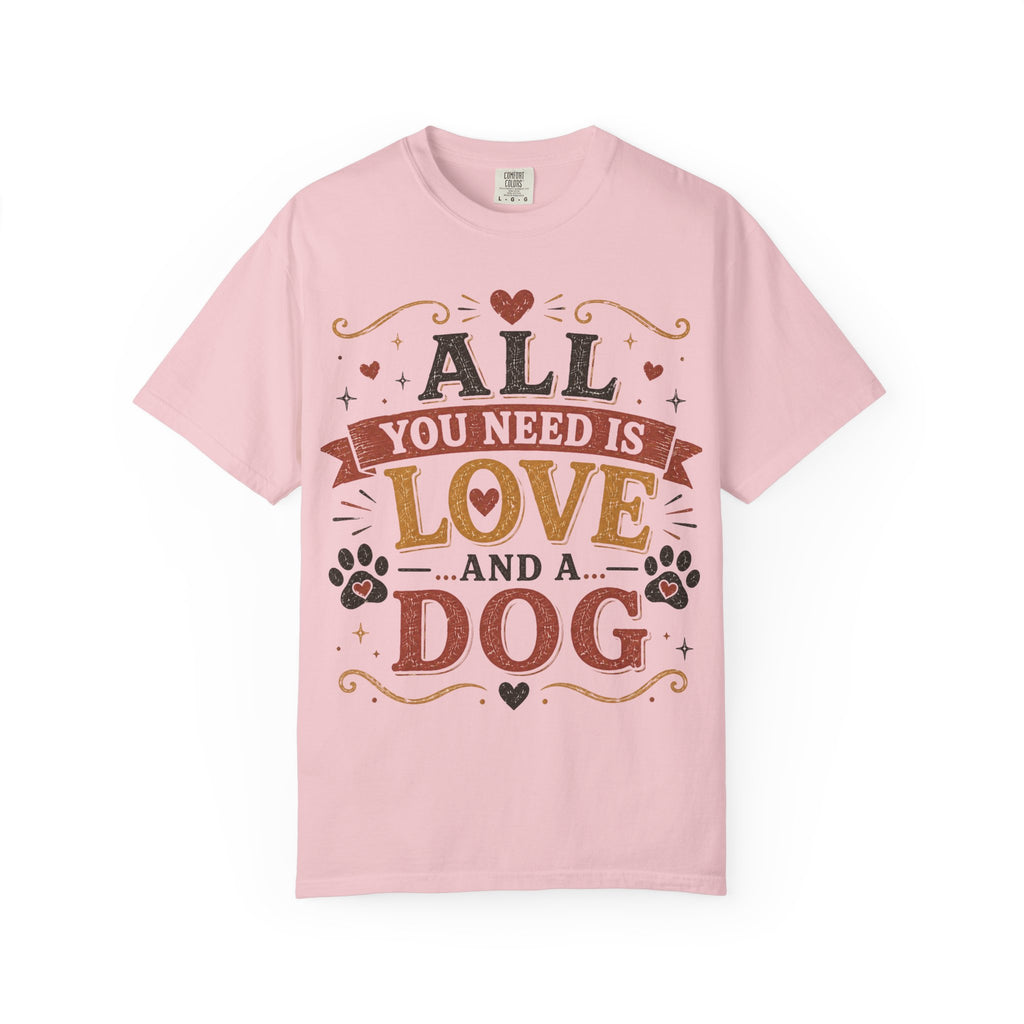 All You Need Is Love... And A Dog Retro T-Shirt