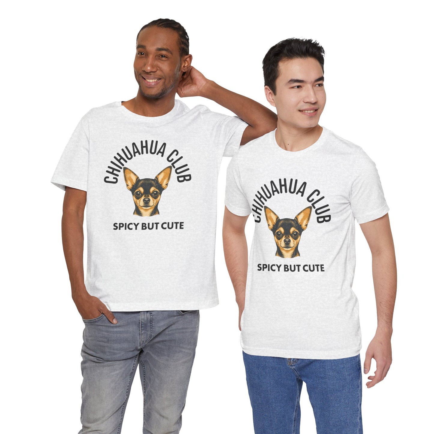 Chihuahua Club Spicy But Cute Graphic Tee