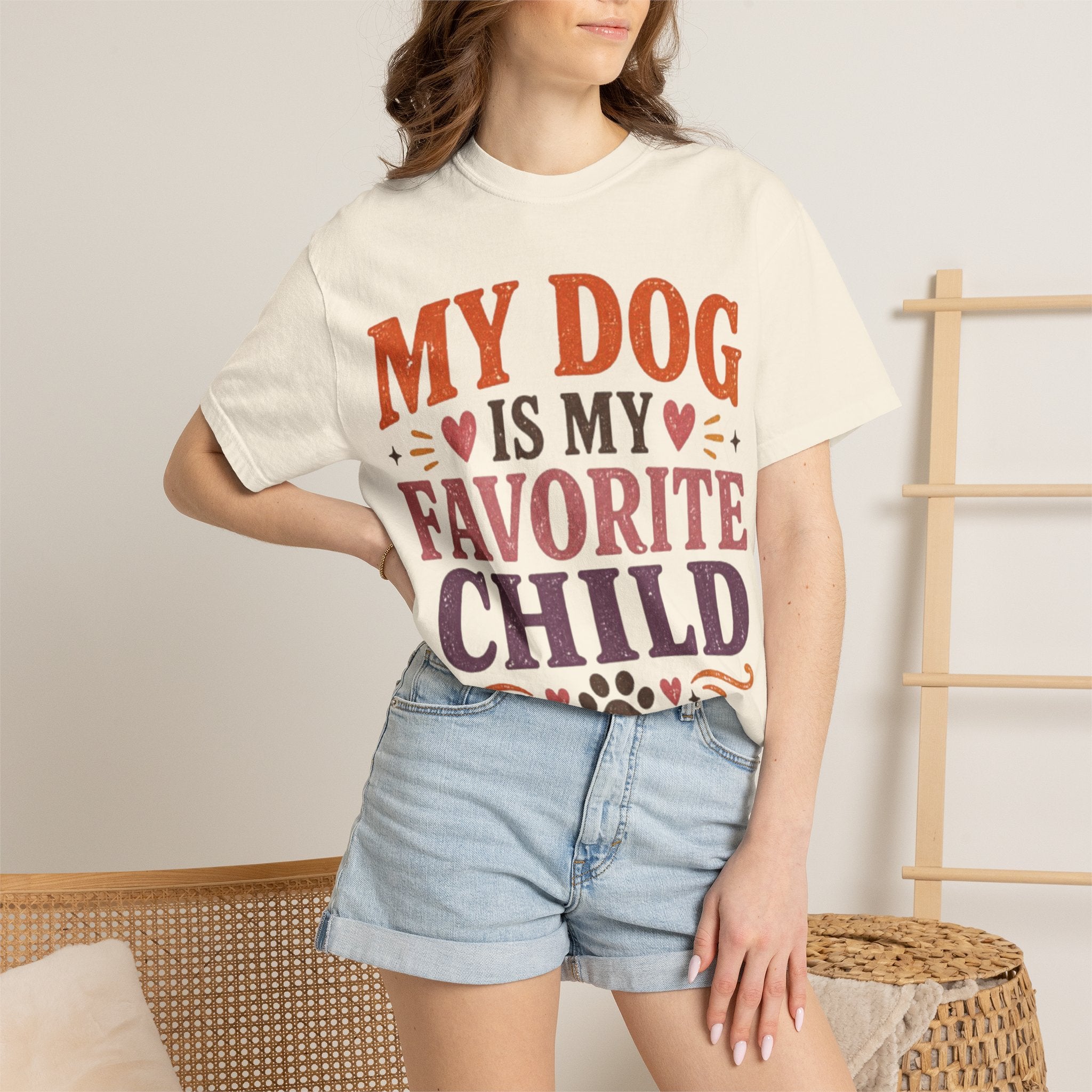 My Dog Is My Favorite Child Retro T-Shirt