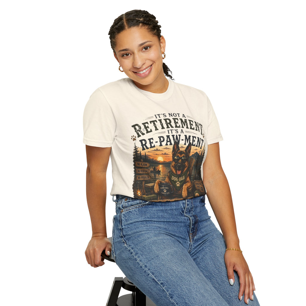 It's Not Retirement, It's Re-Paw-Ment Dog Dad Comfort Colors® T-Shirt