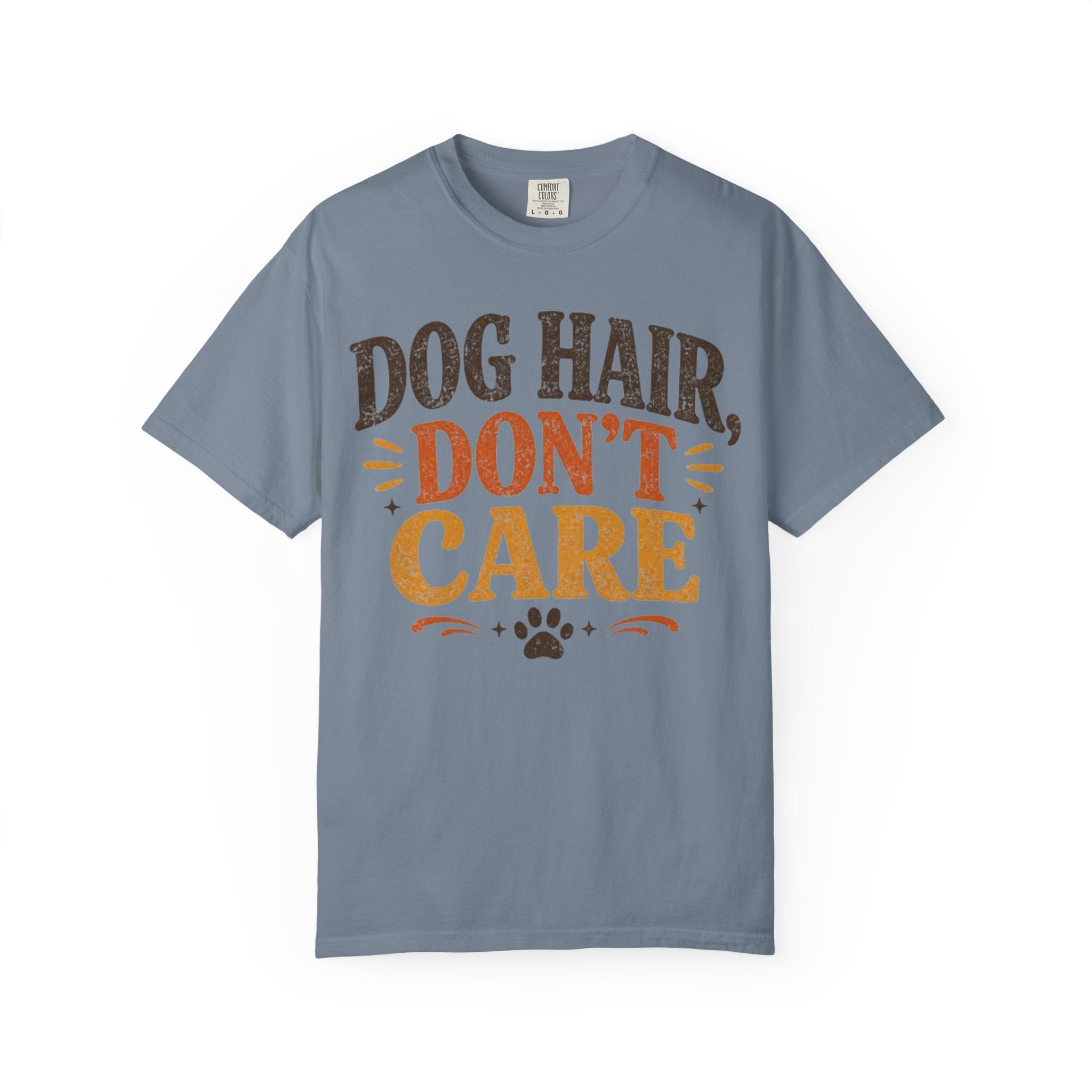 Dog Hair, Don’t Care Retro T-Shirt